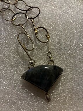 Sterling jaspers necklace